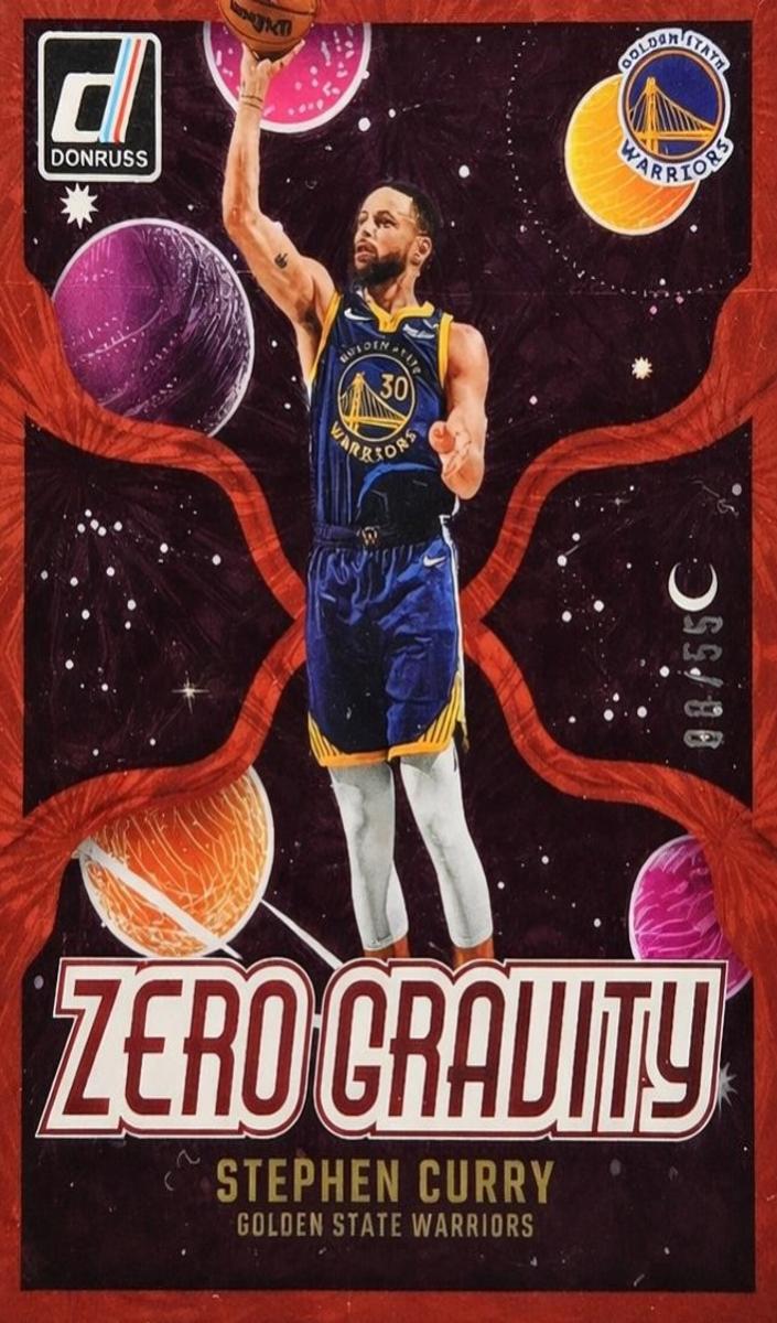 2024 Panini Donruss Basketball International Red Fireworks Stephen Curry #4 PSA 9
