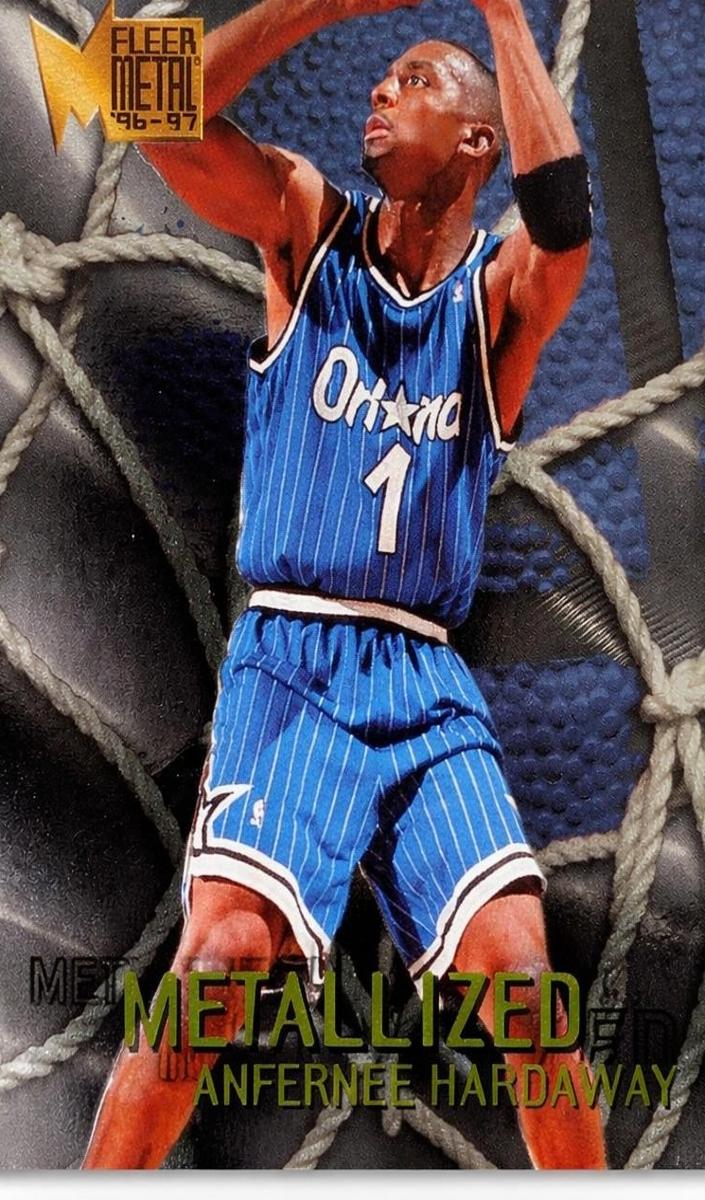 1996 Fleer Metal Basketball Anfernee Hardaway #124