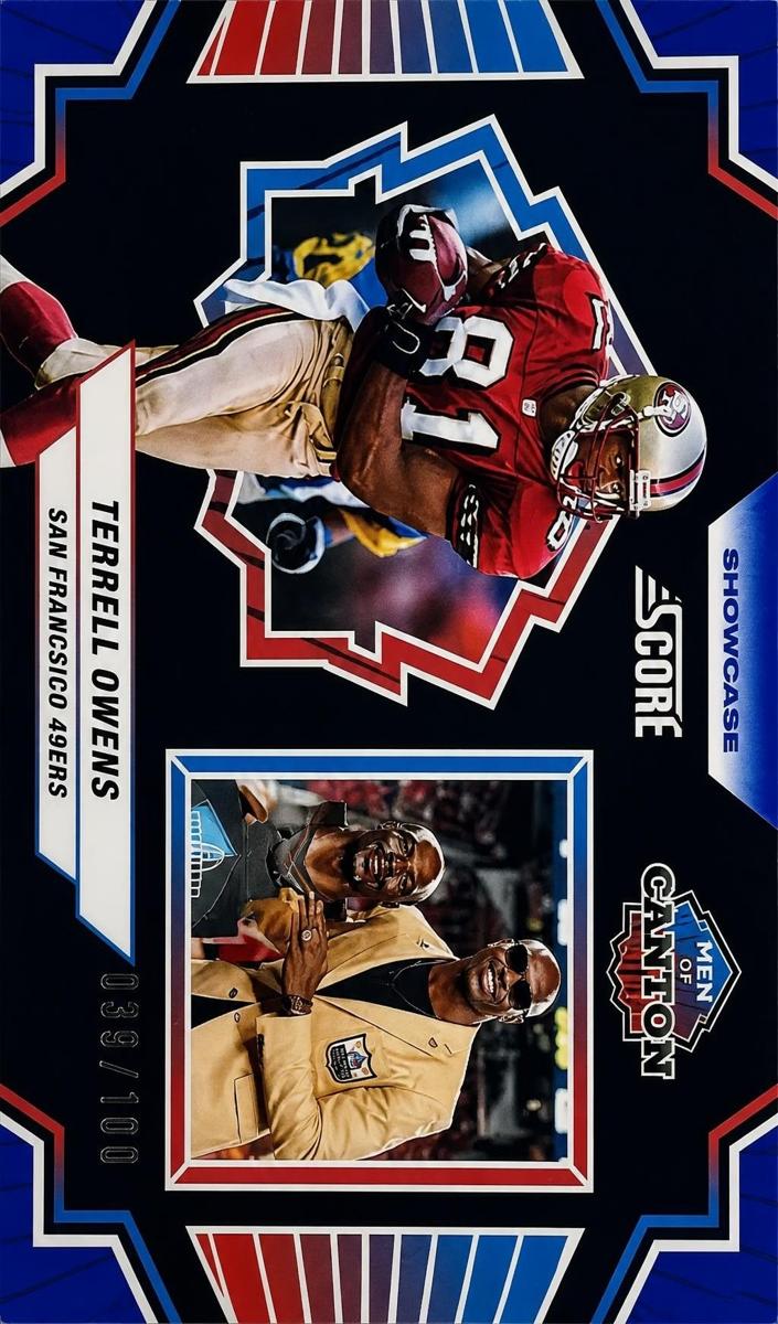 2025 Panini Score Football Showcase Terrell Owens #8