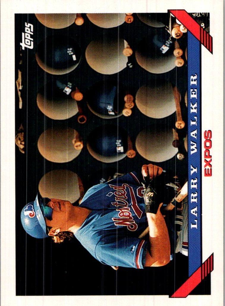 1993 Topps Baseball Larry Walker #95 PSA 10