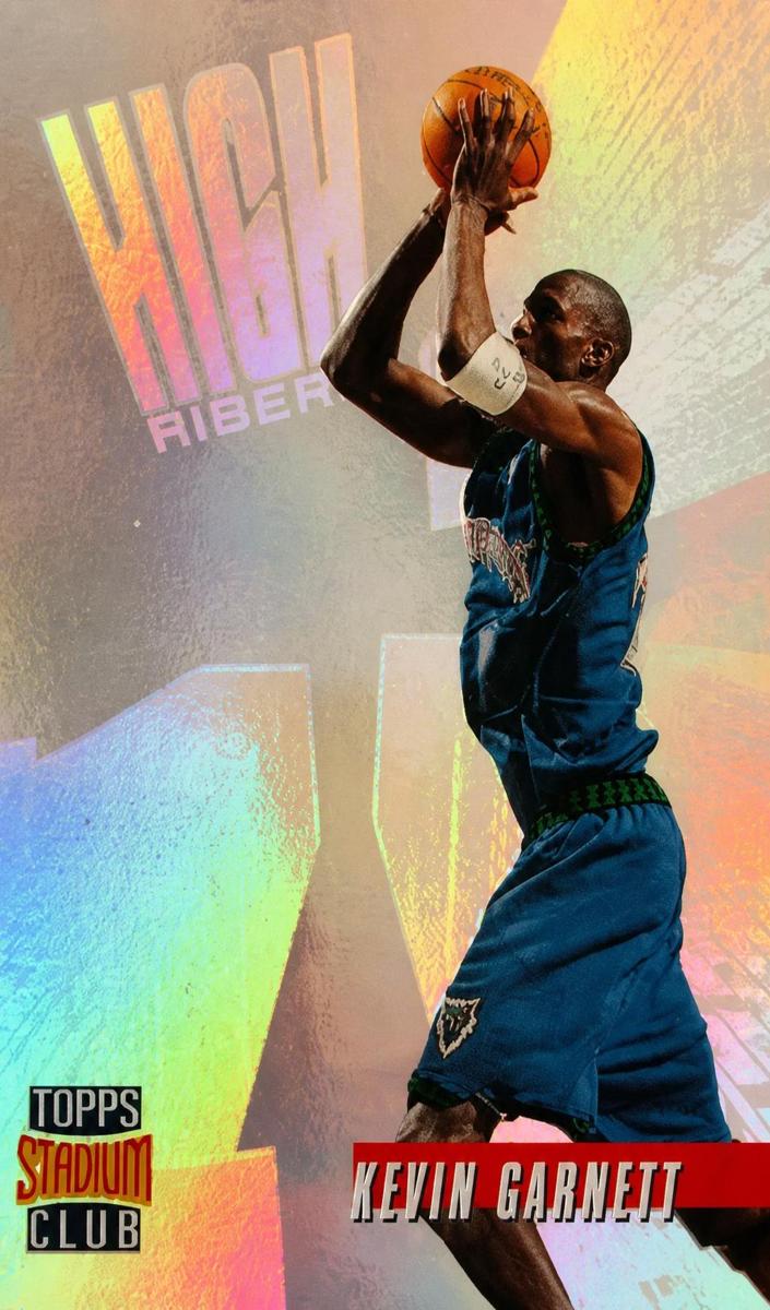 1996 Topps Stadium Club Basketball Members Only Kevin Garnett #HR6