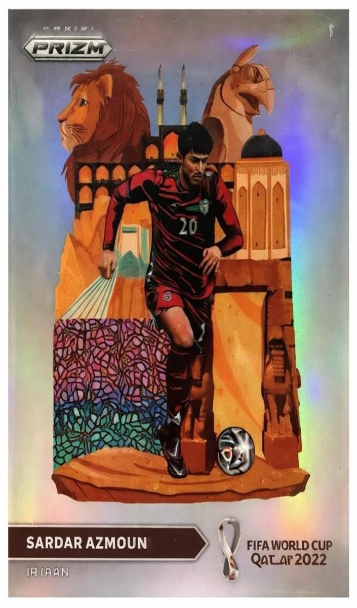 2022 Panini Prizm FIFA World Cup Qatar Soccer Sardar Azmoun #13 PSA 8