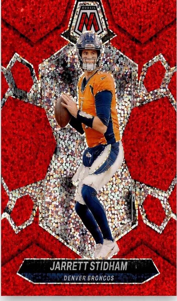 2024 Panini Mosaic Football Red Sparkle Jarrett Stidham #64