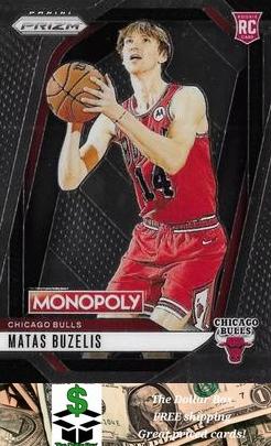 2024 Panini Prizm Monopoly Basketball Matas Buzelis #12 PSA 9
