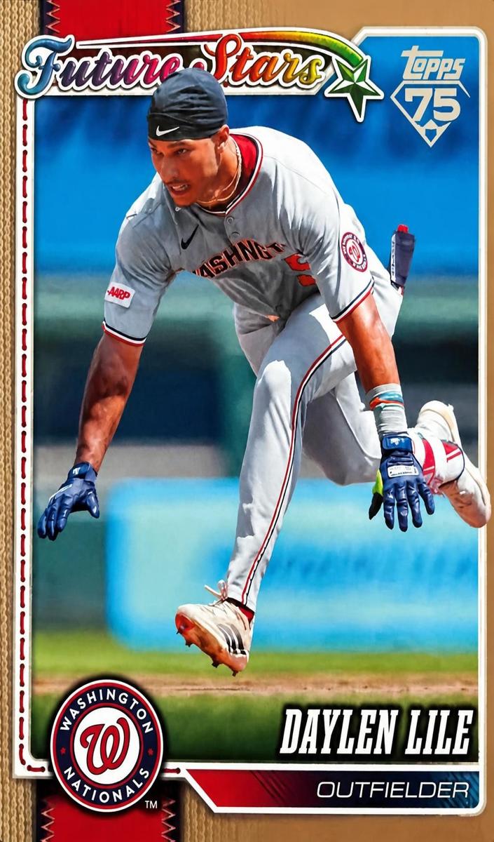 2026 Topps Baseball Gold Daylen Lile #549