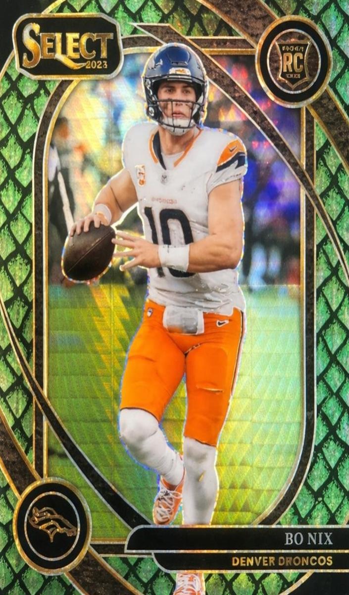 2024 Panini Select Football Dragon Scale Bo Nix #221