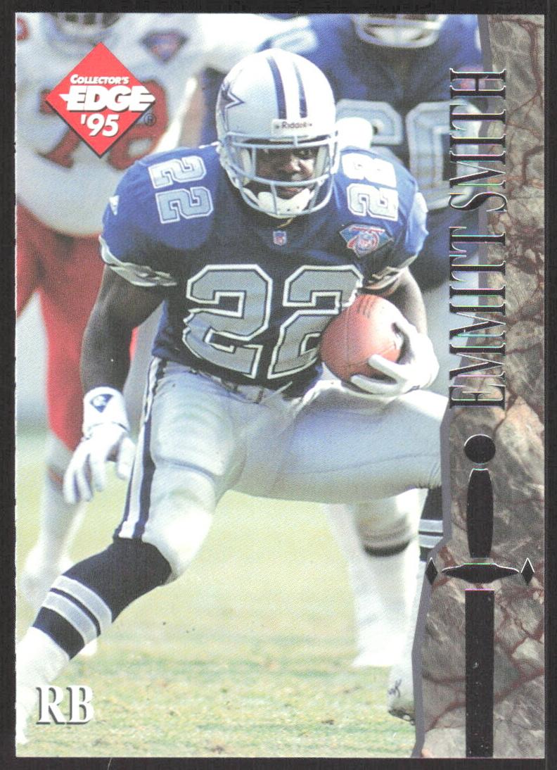 1995 Collector's Edge Excalibur Football Emmitt Smith #93 PSA 9