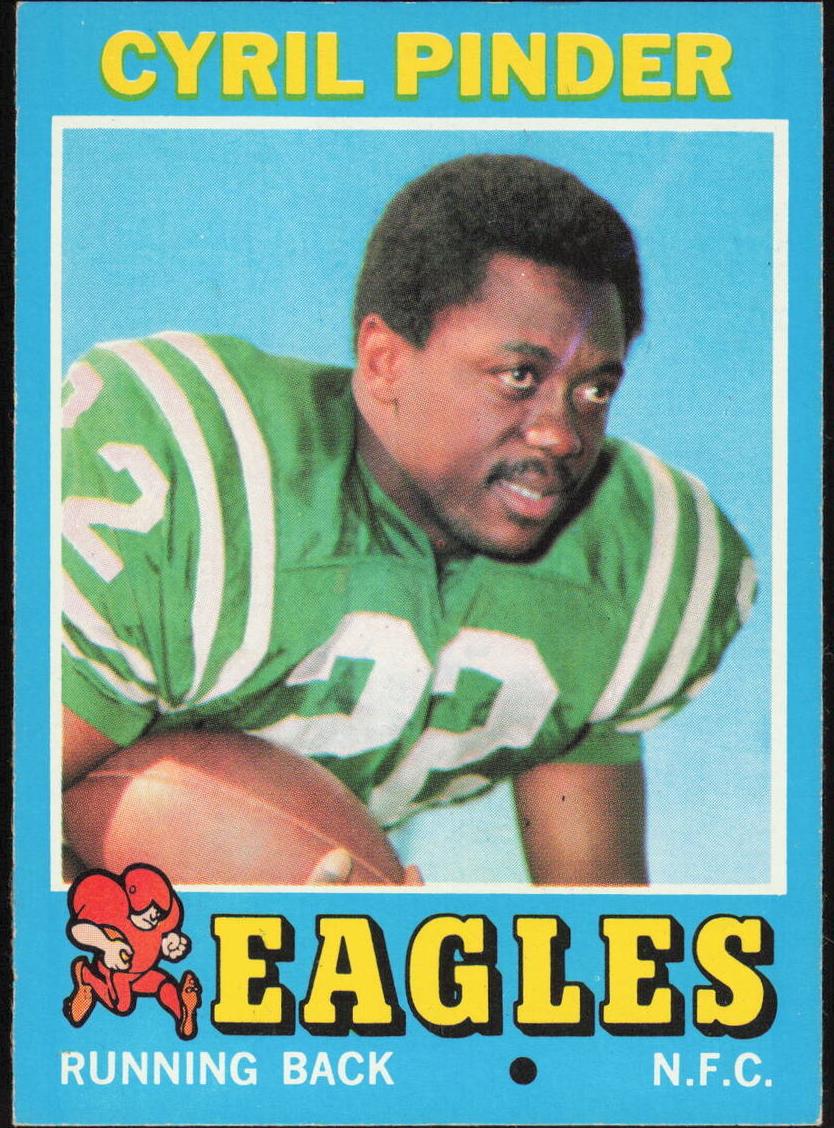 1971 Topps Football Cyril Pinder #87