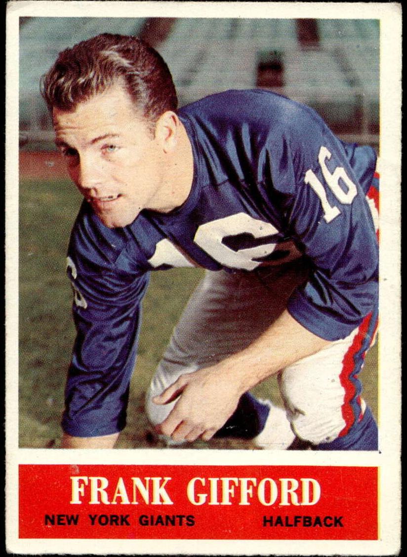 1964 Philadelphia Football Frank Gifford #117 PSA 3