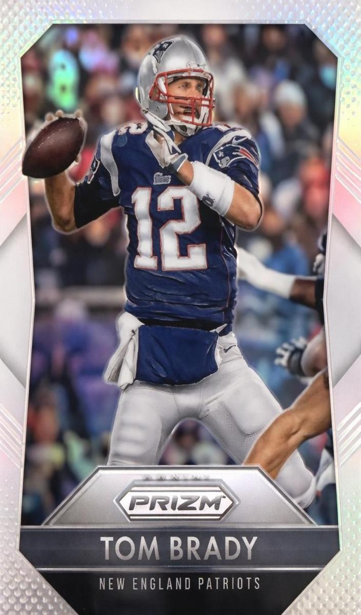2015 Panini Prizm Football Silver Tom Brady #12