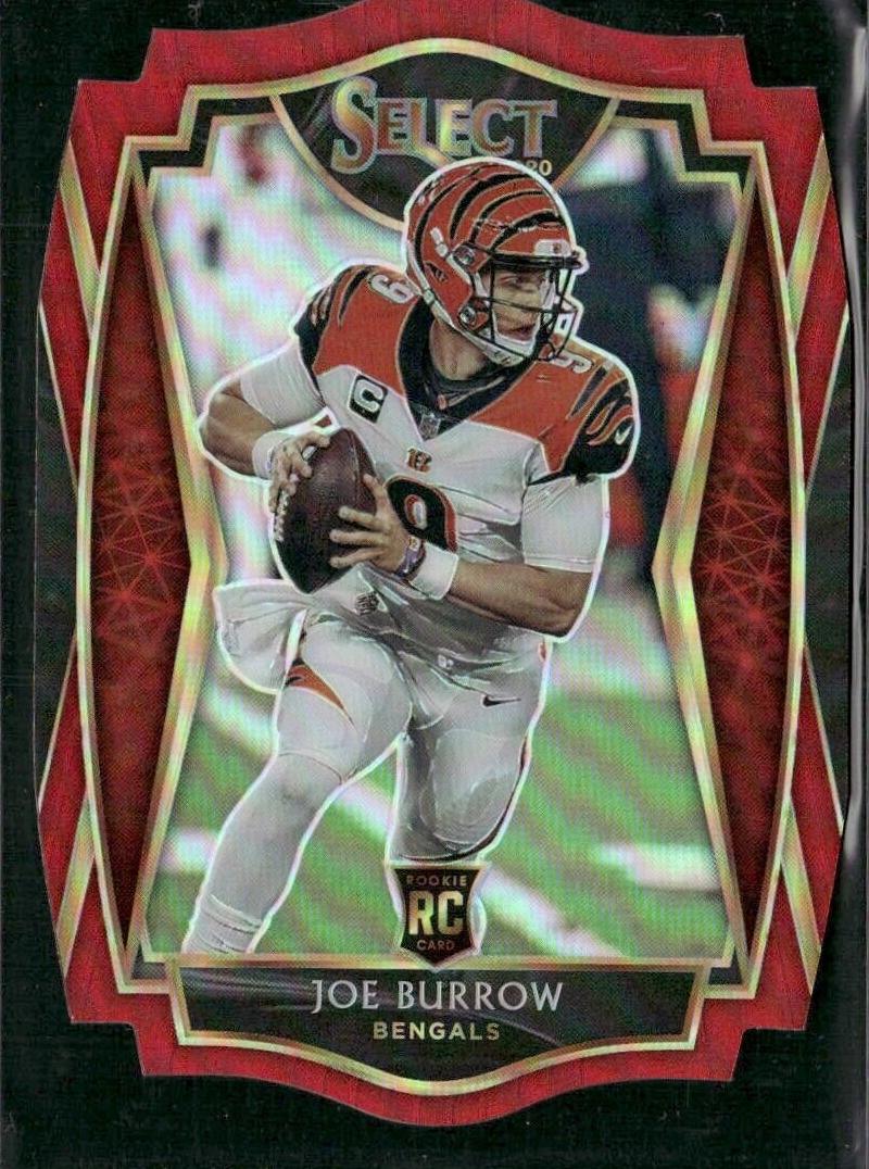 2020 Panini Select Football Die-Cut Red Joe Burrow #146