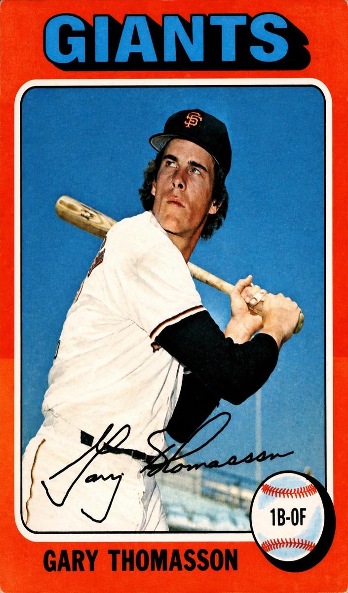 1975 O-Pee-Chee Baseball Gary Thomasson #529