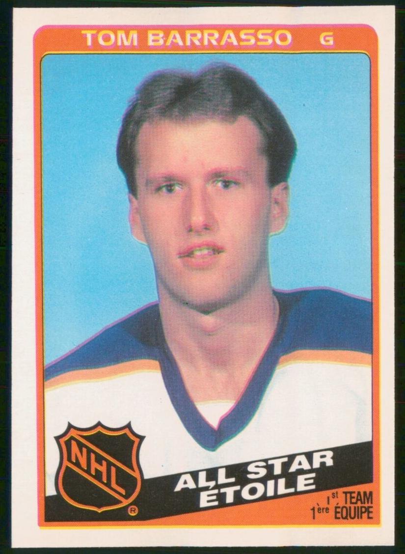 1984 O-Pee-Chee Hockey All-Star Tom Barrasso (All-Star) #212