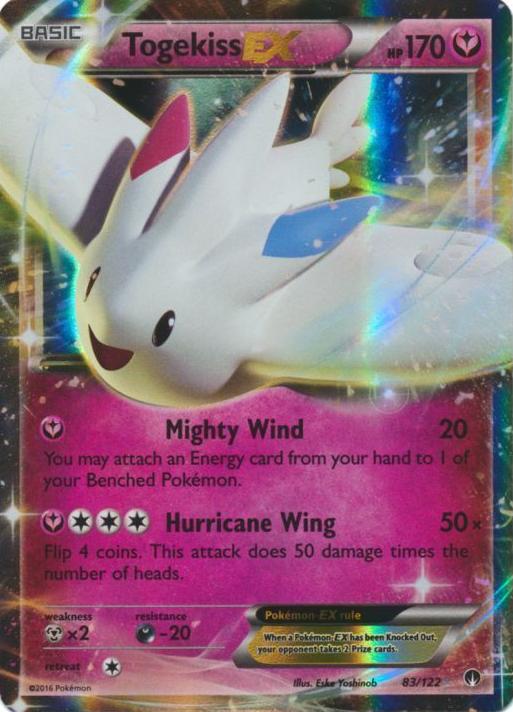2016 Pokemon XY BREAKpoint Togekiss #83