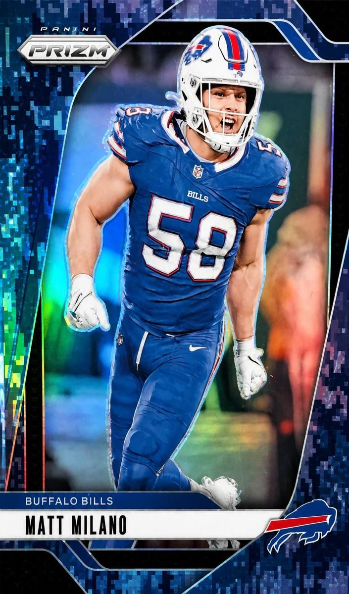 2024 Panini Prizm Football Navy Camo Matt Milano #33