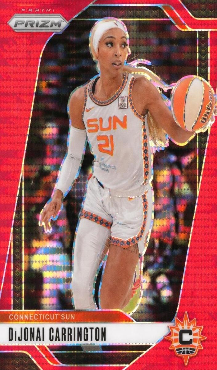 2024 Panini Prizm WNBA Basketball Red Pulsar DiJonai Carrington #118