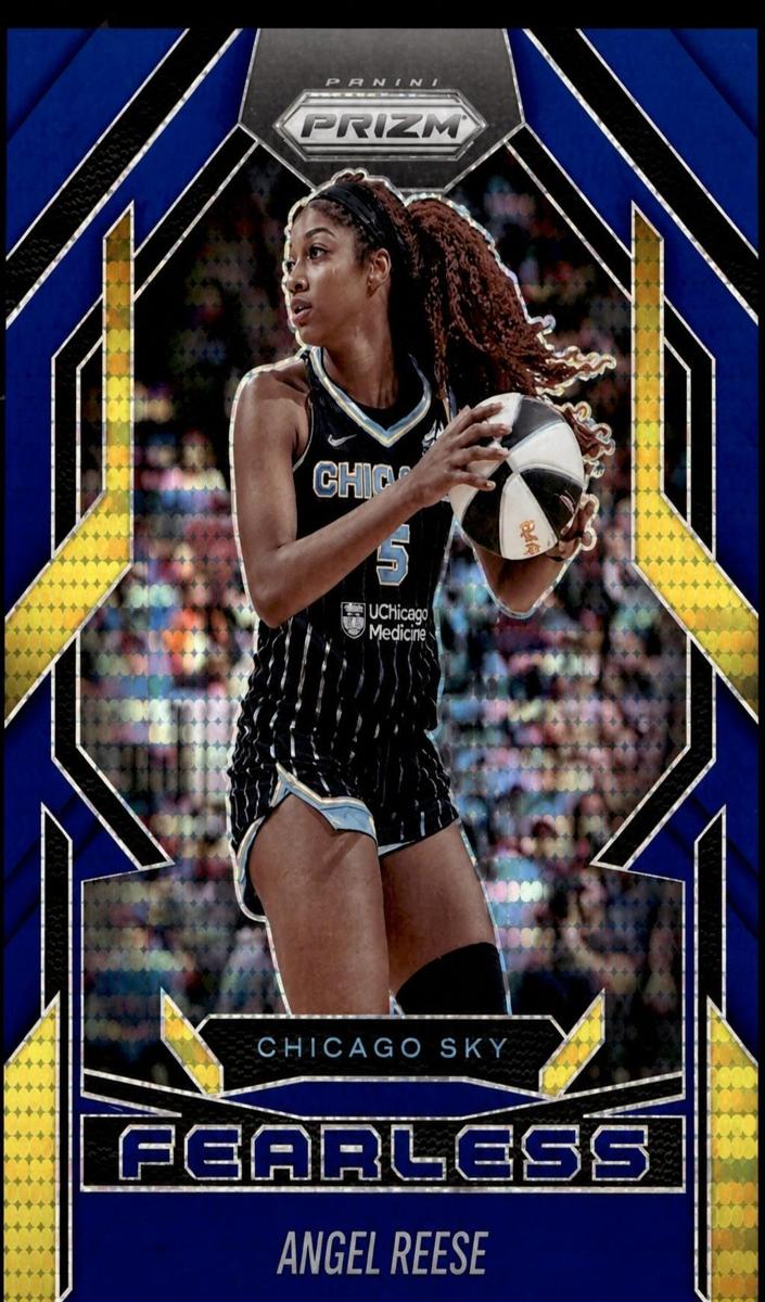 2025 Panini Prizm WNBA Basketball Blue Pulsar Angel Reese #5