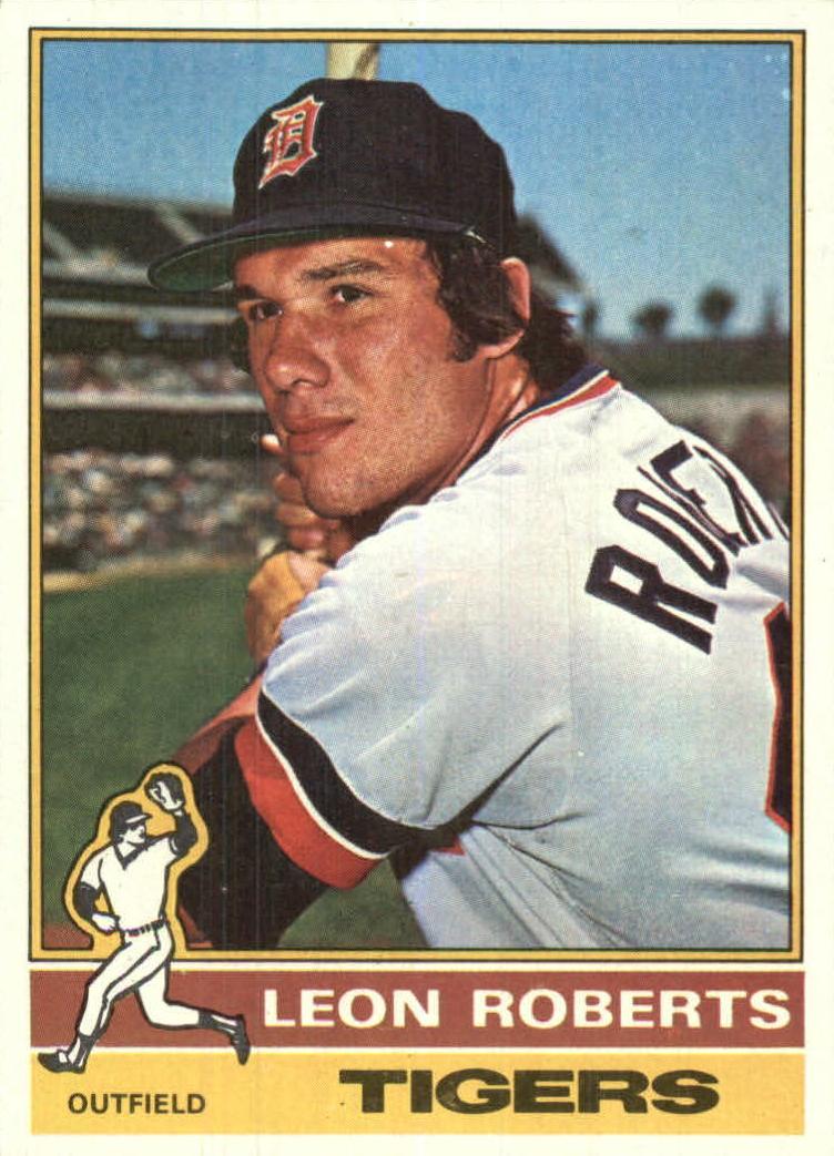 1976 Topps Baseball Leon Roberts #292 PSA 9