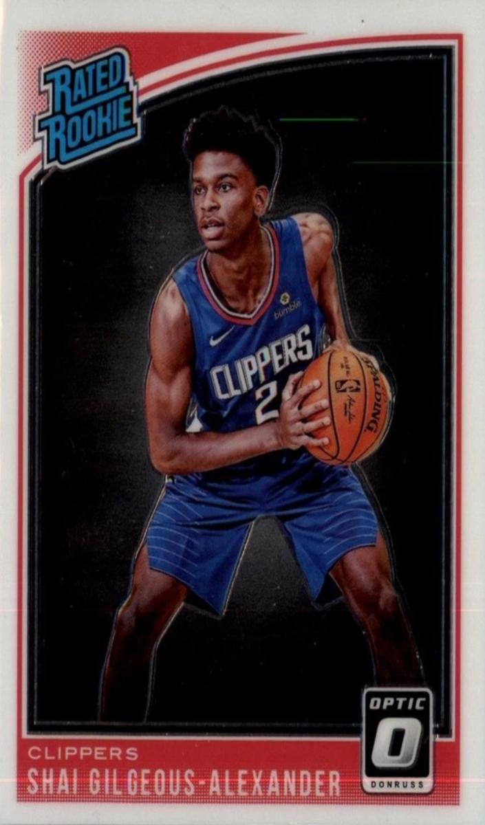 2018 Donruss Optic Basketball Shai Gilgeous-Alexander #162 RAW Ungraded