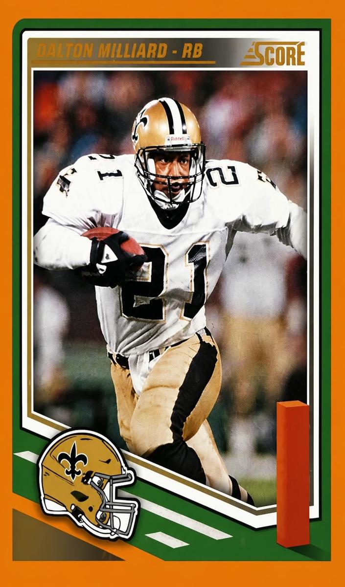 2025 Panini Score Football Orange Dalton Hilliard #12