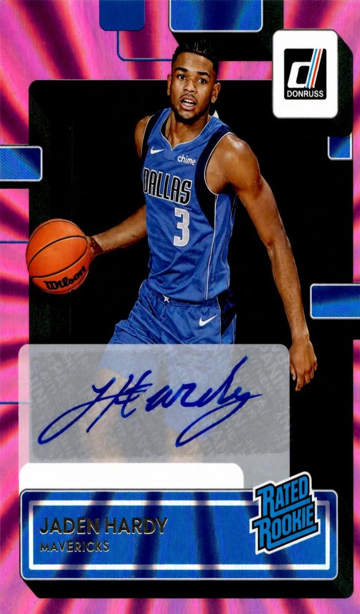 2022 Panini Donruss Basketball Holo Pink Laser Jaden Hardy #235