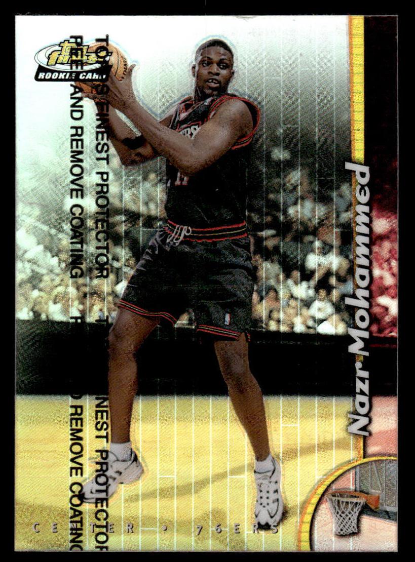 1998 Topps Finest Basketball Refractor Nazr Mohammed #250