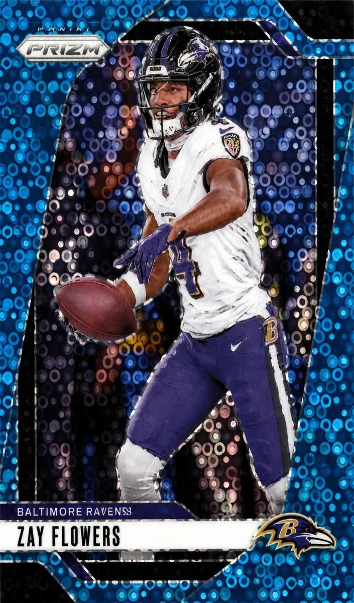 2024 Panini Prizm Football No Huddle Blue Zay Flowers #21