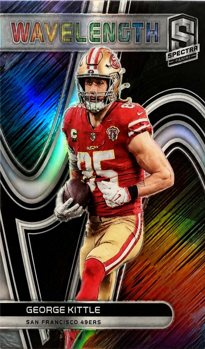 2022 Panini Spectra Football George Kittle #WVE-18 PSA 9