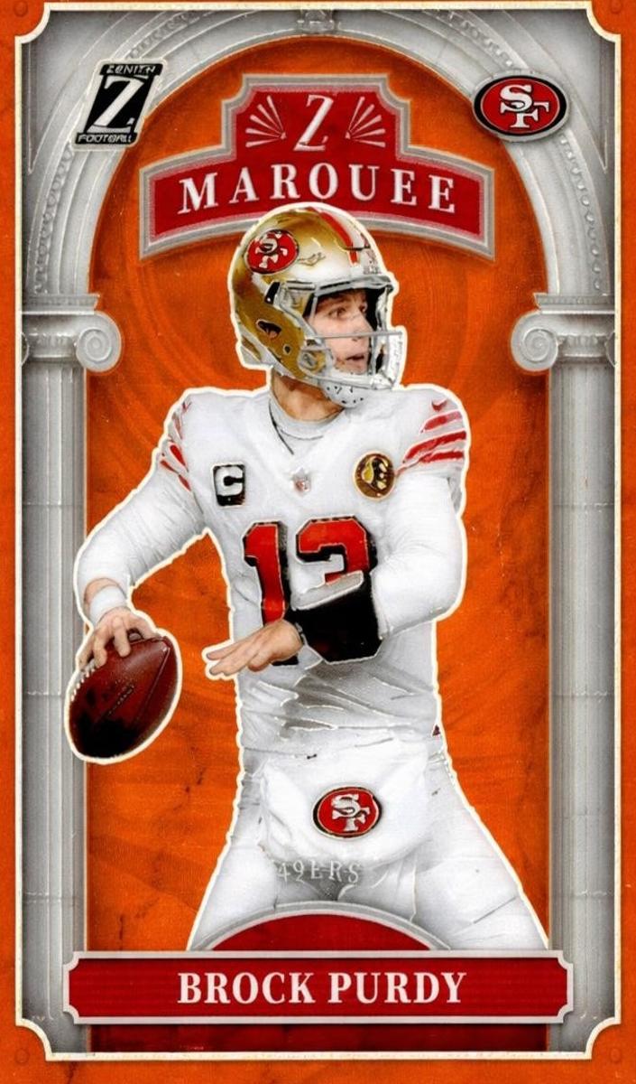 2024 Panini Zenith Football Orange Brock Purdy #22