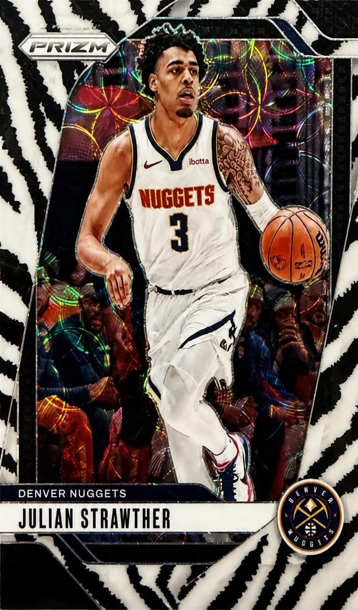 2024 Panini Prizm Basketball White Tiger Stripe Julian Strawther #92