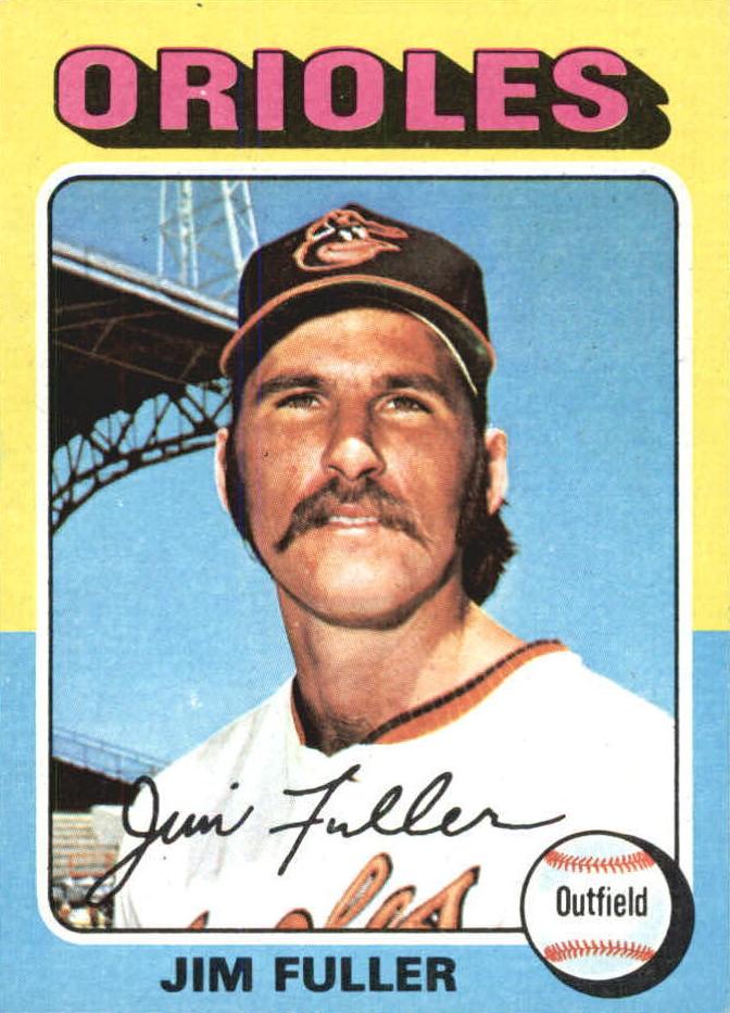 1975 Topps Mini Baseball Jim Fuller #594 PSA 8