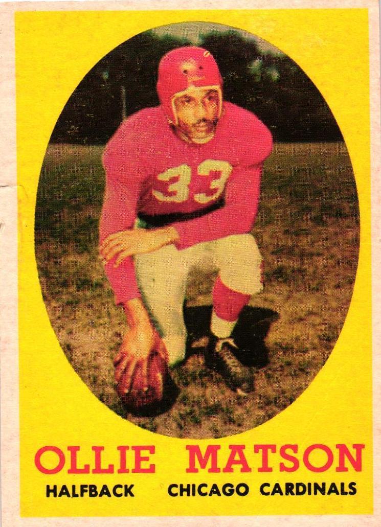 1958 Topps Football Ollie Matson #127 PSA 7