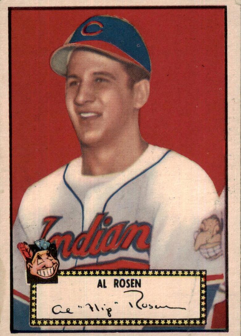 1952 Topps Baseball Al Rosen #10 PSA 5.5