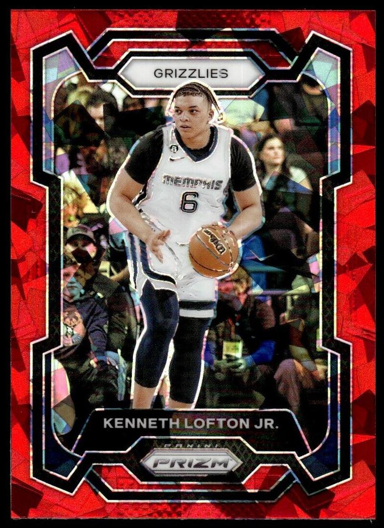 2023 Panini Prizm Basketball Red Ice Kenneth Lofton Jr. #79