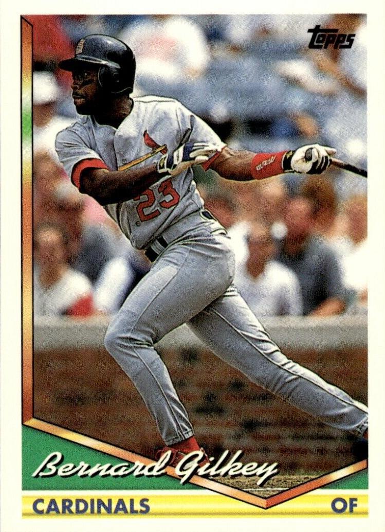 1994 Topps Baseball Bernard Gilkey #377