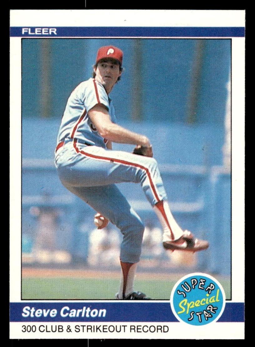 1984 Fleer Baseball Steve Carlton #642 PSA 10