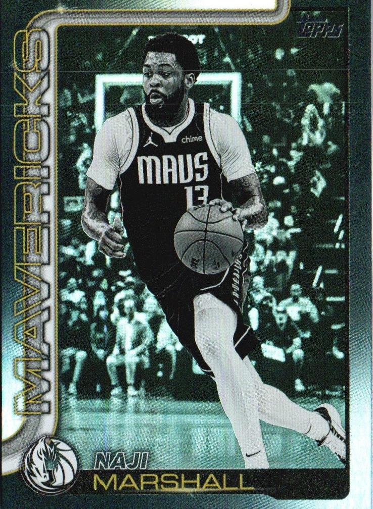 2025 Topps Basketball Blackout Naji Marshall #246