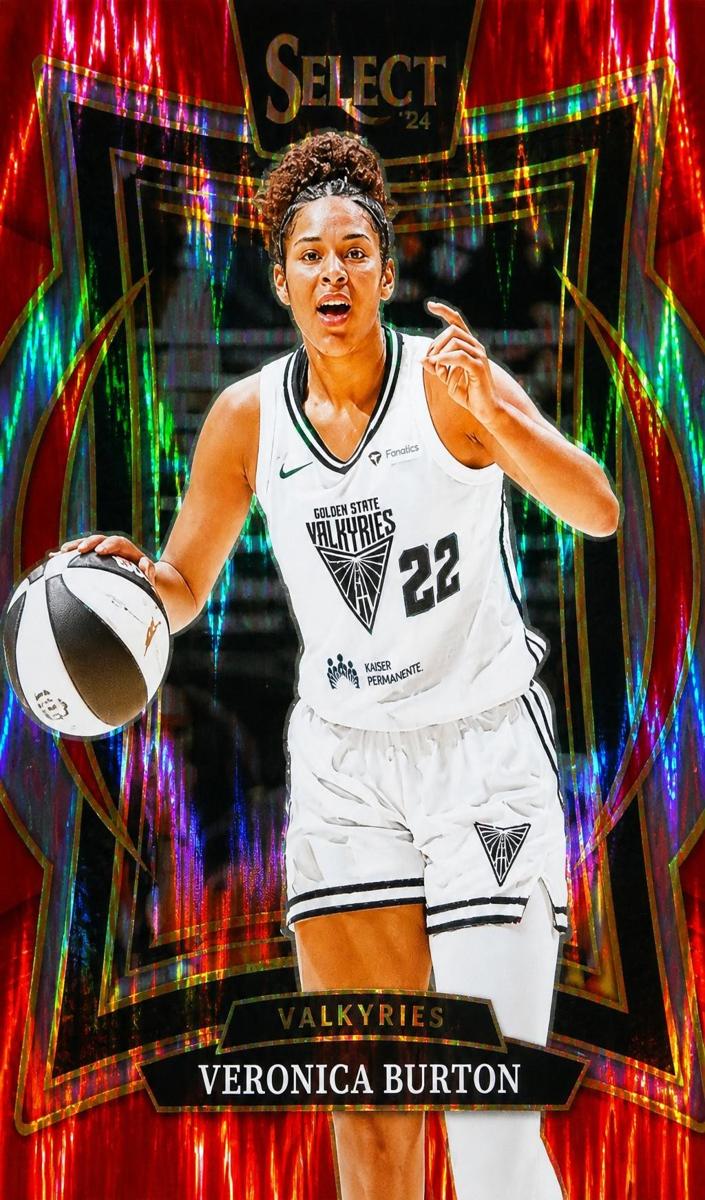 2025 Panini Select WNBA Basketball Red Flash Veronica Burton #90