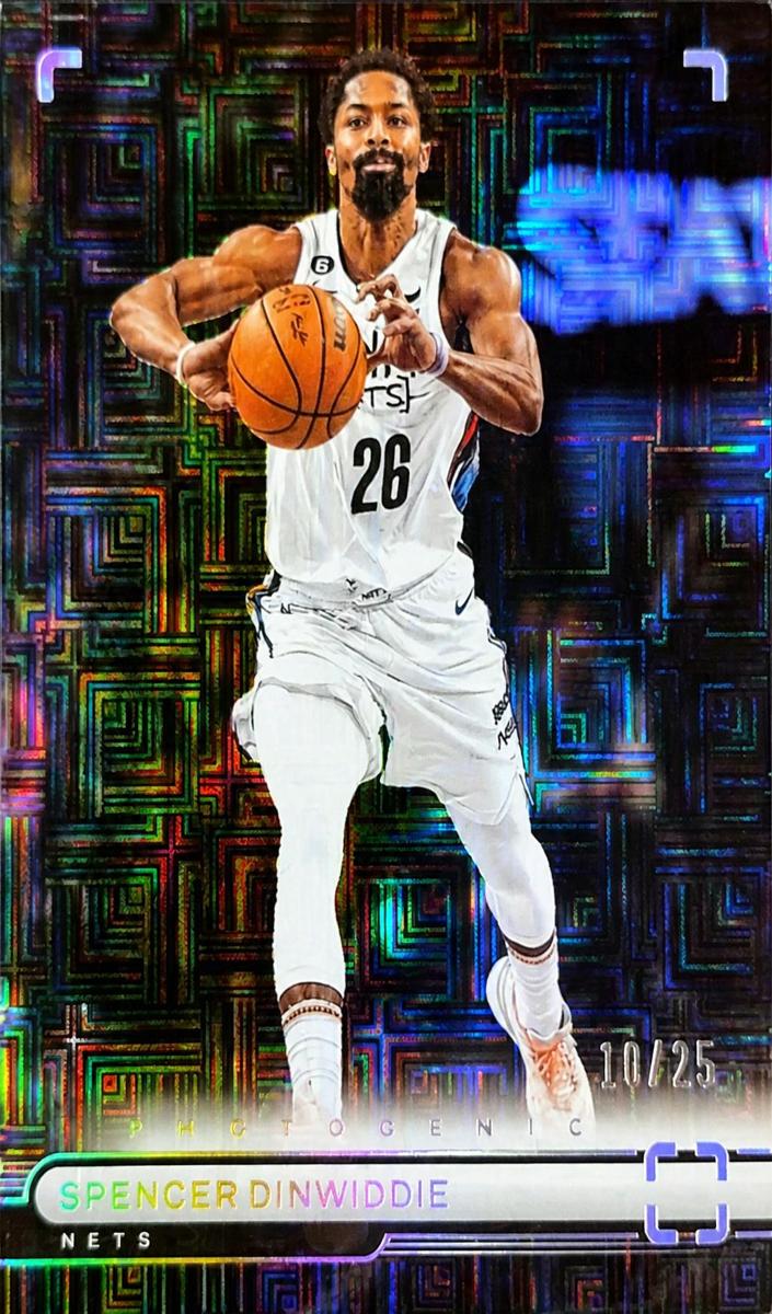 2022 Panini PhotoGenic Basketball Maze Spencer Dinwiddie #61