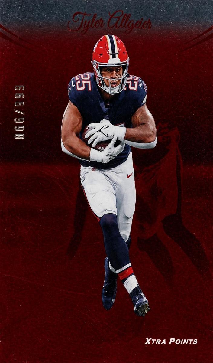 2024 Panini Prestige Football Red Xtra Points Tyler Allgeier #12