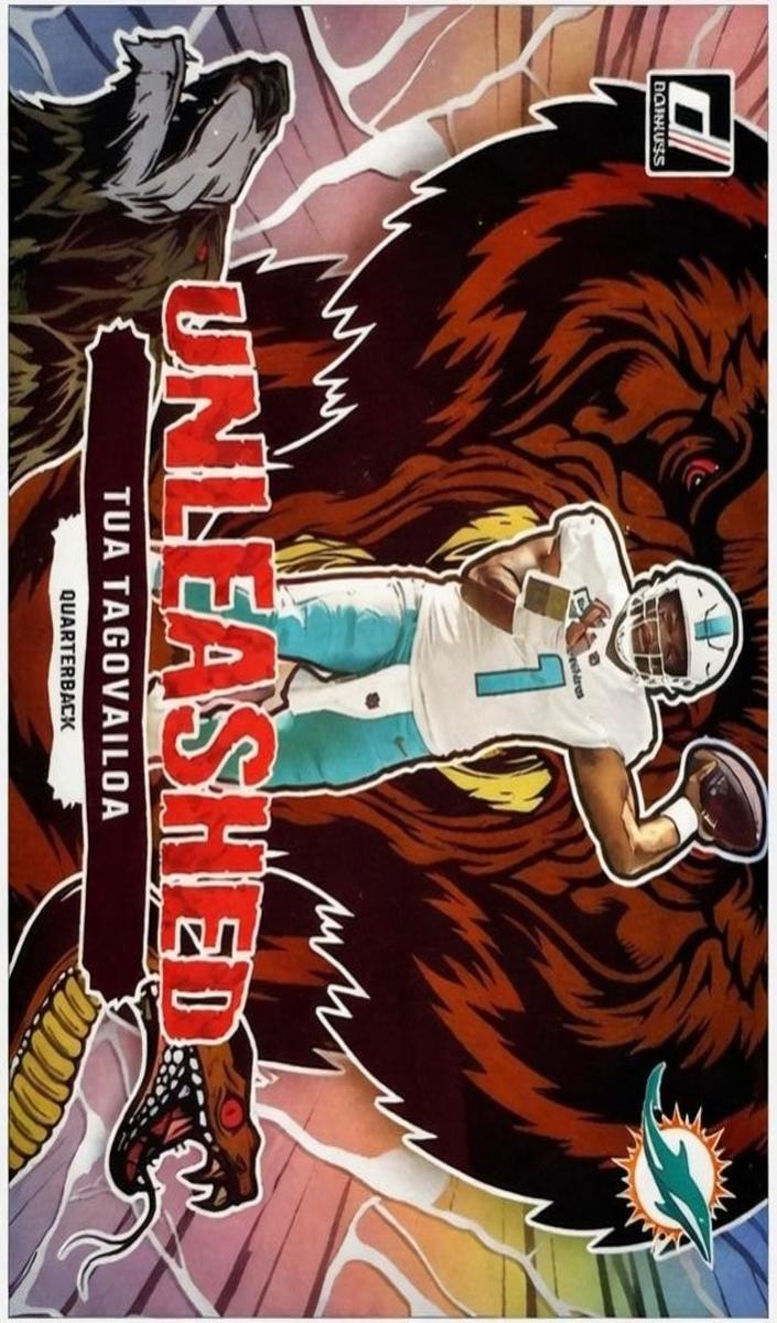 2023 Panini Donruss Football Tua Tagovailoa #UNL-10