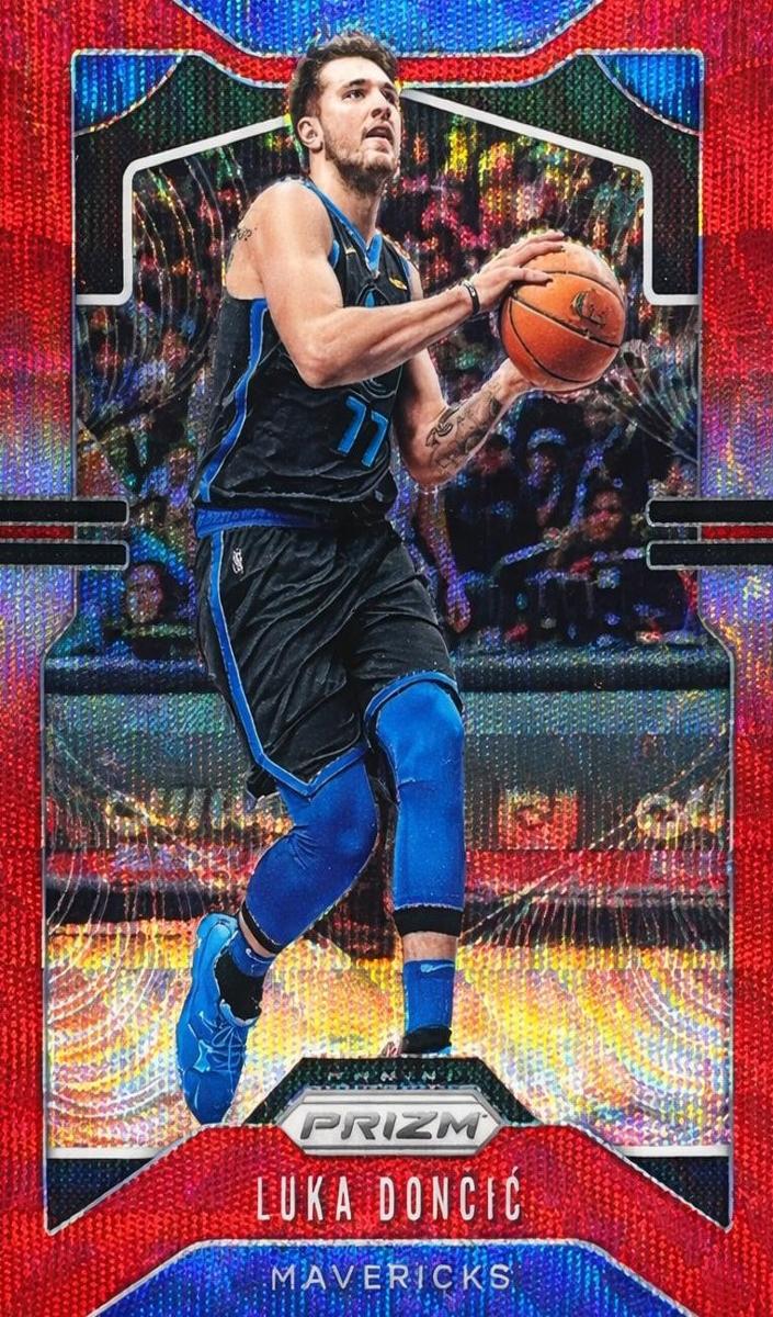 2019 Panini Prizm Basketball Ruby Wave Luka Doncic #75