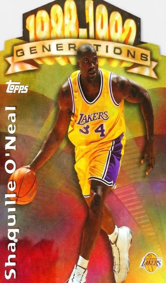 1997 Topps Basketball Refractor Shaquille O'Neal #G18
