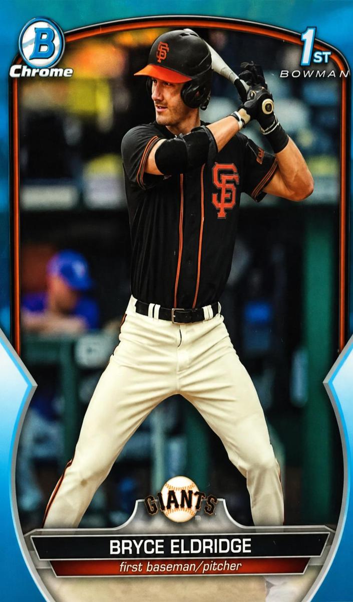 2023 Bowman Draft Chrome Baseball Sky Blue Bryce Eldridge #BDC-107