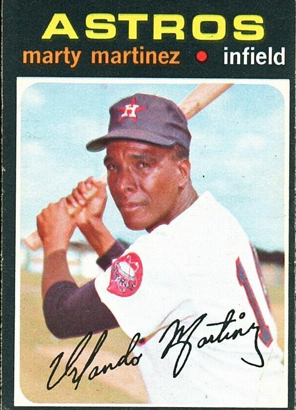 1971 O-Pee-Chee Baseball Marty Martinez #602