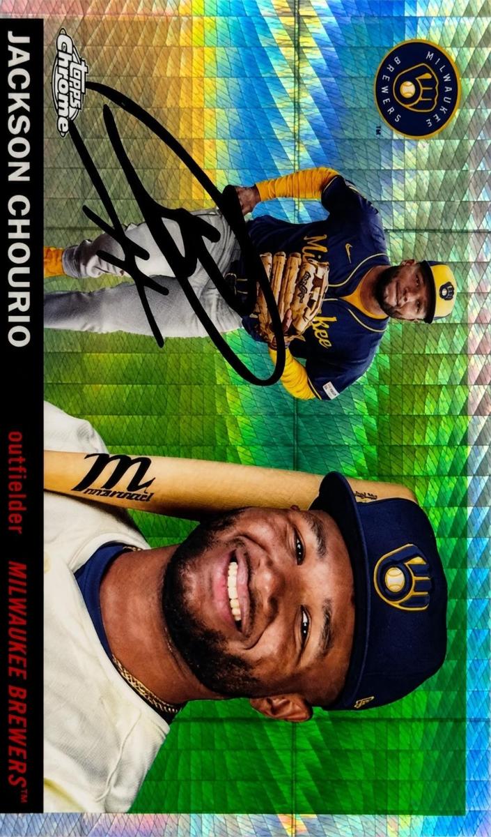 2025 Topps Chrome Platinum Baseball Prism Refractor Jackson Chourio #16