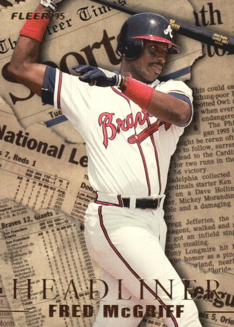 1995 Fleer Update Baseball Fred McGriff #14 PSA 9