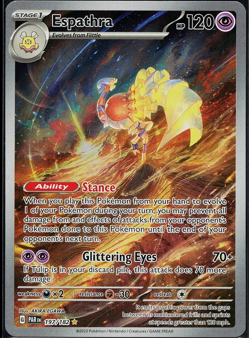 2023 Pokemon Scarlet & Violet Paradox Rift Espathra #197 PSA 9