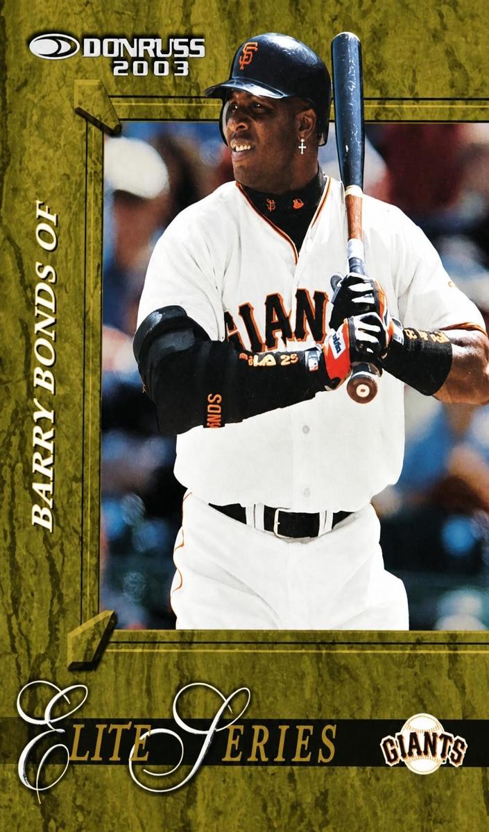 2003 Donruss Baseball Barry Bonds #ES-2 PSA 8