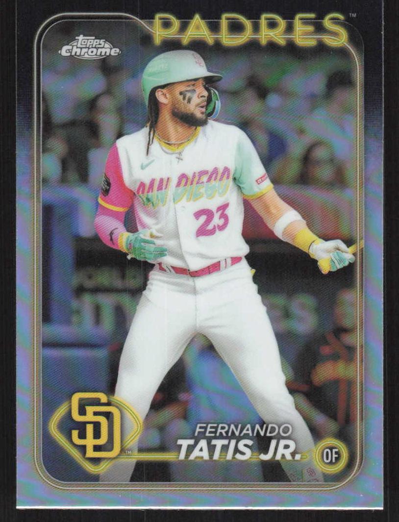 2024 Topps Chrome Baseball Refractor Fernando Tatis Jr. #263